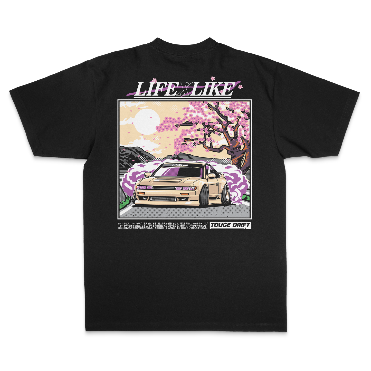 Touge S13 Hanami T-SHIRT (PRE-ORDER)