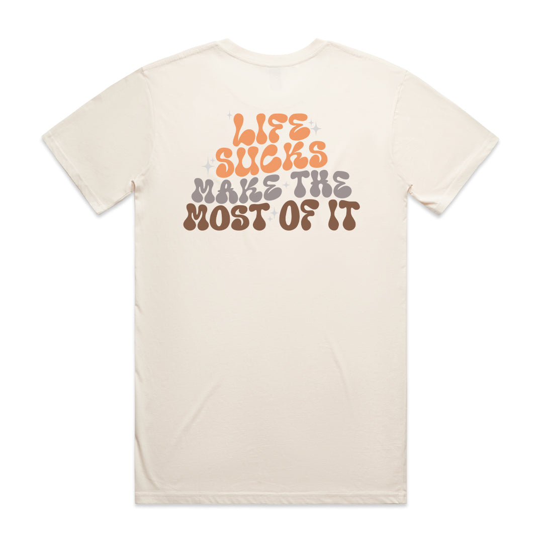 Life Sucks v2 T-Shirt CREAM