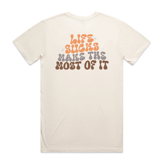 Life Sucks v2 T-Shirt CREAM